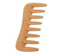 UTHCLO Sturdy Boxwood Wide Tooth Comb for Hair Styling and Scalp Massage Gentle Rounded Teeth for All Hair Types for Men and Women Static Scalp Meridians Massager