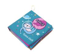UTHCLO Sturdy Newborn Cloth Book for Babies Made of Soft Flannel Fabric, Interactive Crinkle and Tear-Resistant Design, for Stroller Use and Reading with Baby to Stimulate Sensory