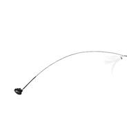 UTHCLO Sucker Teaser Stick with Bell Cat Lightweight Interactive Kitten Teaser for Indoor Cats Strengthening and Exercise