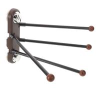 UTHCLO Suction Cup Foldable Rotating Towel Rack with 4 Swivel Arms, No-Drill Waterproof Bathroom Wall Holder for Hand Towels, Heavy Duty Space-Saving Organizer