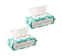 UTHCLO Super Soft Towels Disposable Foot Wipes, 2 Bags X 70 Sheets, Tear Resistant Wood Pulp, Portable Absorbent Towel for Foot Care, Personal Caring and Spa Use