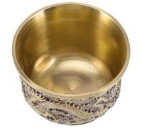 UTHCLO Tea Cup Retro Zinc Alloy Coffee Latte Mug Stylish Lightweight Reusable Golden Classic Design for Home and Bars