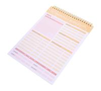 UTHCLO Tearable Weekly Meal Planner Notebook for Kitchen Food Diary and Diet Tracking Daily Menu Organizer From Monday to Sunday Efficient Monthly Budget and Cash Planning Journal