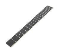 UTHCLO Technical Wood Guitar Fingerboard with White Binding and Pre-fretted Strings Folk Guitar Fretboard Replacement Accessory for DIY Repair and Ukulele Compatible