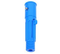 UTHCLO Telescopic Mop and Broom Pole Adapter Connector with Plastic Tip and Retaining Clip, Extendable Mop Handle Accessory for Home and Commercial Cleaning Tools