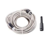 UTHCLO Telescopic Stainless Steel Garden Hose Pipe 50ft Kink Resistant Flexible Watering Hose for Gardens and Swimming Pools for Car Washing