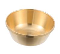 UTHCLO Thick Polished Copper Tibetan Buddhist Water Offering Bowl Auspicious Cup for Buddha Hall Decorative for Temple and Home Use
