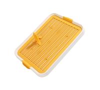 UTHCLO Thickened Dog Toilet Tray with Pee Pad Holder for Puppies Clean Household Puppy Urine Training Potty Sturdy Design for Fixed Toilet Habits and Comfortable Pet Use