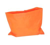 UTHCLO Thickened Oxford Cloth Trash Dustpan Bag for Outdoor Cleaning Sanitation Dustpan Bag Heavy Duty Orange
