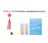 UTHCLO Thickened Stainless Steel Chinese Tone Flute with Student Flute Portable for Beginners Retro Design with Polished and Pleasant Sound Suitable for Boys