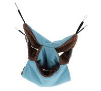 UTHCLO Three Layer Plush Hamster Hammock Bed Hanging Pet Sleeping Nest for Animals Parrots Ferrets Sugar Gliders Rats Guinea Pigs Soft Cage Accessory