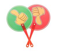 UTHCLO Thumbs Down Classroom Voting Paddle Group Answer Tool for Teachers and Students Versatile Yes No Assessment Supplies for Interactive Learning and Events