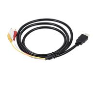 UTHCLO to Adapter Cable Red Yellow White Video Audio Transfer Cord for Tv Monitor Connection Uncompressed Digital Signal Conversion Compatible with Converters and Graphics Cards