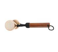 UTHCLO Traditional Double Drum Shaker Wooden Maracas Ethnic Handheld Musical Percussion Instrument for Wedding Party and Music Education