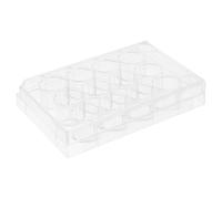 UTHCLO Transparent Cell Culture Plate for Laboratory Use Plastic Tissue Culture Tray with Tc Treatment Surface Easy Observation for Cell Growth and Research Experiments