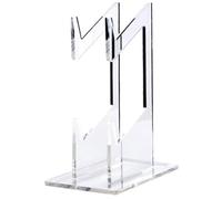 UTHCLO Transparent Game Controller Display Stand Organizer for Headphone and Controller Storage Lightweight Desk Rack for Gaming Accessories Portable Holder for Pro