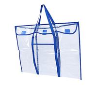 UTHCLO Transparent Poster Board Storage Bag Durable Organizer with Carrying Straps for Large Bulletin Boards Artworks Charts Practical Storage for Students and Teachers Holiday