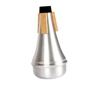UTHCLO Trumpet Mute Practice Mute Brass Wind Instrument Accessory Aluminum Alloy Straight Silencer for Trumpet Players