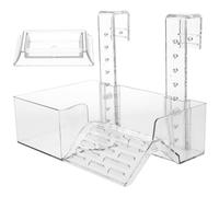UTHCLO Turtle Basking Platform Hanging Terrace Acrylic Hanging Design Space-saving Resting and Foraging for Turtles and Other Pets that Need to Bask the Sun