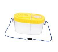 UTHCLO Two-way Observation Box for Boy Girl Portable Magnifying Viewer for Insect Exploration Educational Bug Collector Yellow Magnifier with Air for Air Renewal