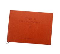 UTHCLO Universal Account Book 320-page Brown Faux Leather Handbook for Bookkeeping, Multifunctional Portable Form Journal for Business and Monthly Cash Receipt Records