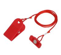 UTHCLO Universal Treadmill Safety Key Clamps to Clothing with Magnetic Security Stop Switch, Abs Material, Red Colour for Home Gym Running Machine Emergency Use