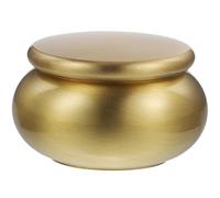 UTHCLO Urn for Ashes Airtight Storage Jar Portable Jar for Pet Cremation Urns Suitable for Holding Human Bone Ash Made of Metal Material at Home