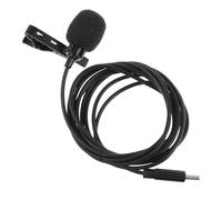 UTHCLO USB-C Type-C Lavalier Microphone Clip-On Condenser Mic for Smartphones Plug-And-Play Recording Podcast Voice-Over