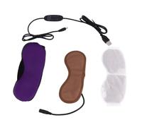 UTHCLO USB Steam Warm Eye Mask Lavender Purple Rechargeable Heat Sleeping Eye Mask for Sleep