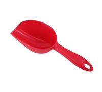 UTHCLO Utility Scoops for Kitchen and Snacks, Large Red Plastic Scoop for Flour, Popcorn, Sugar, and Candy - Multipurpose Food Scooper for Wedding, Bar, and Home Use