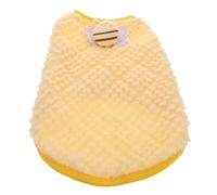 UTHCLO Valentine Day Cat Vest with Hook Closure Fleece Pet Sweater for Dogs and Cats Lightweight Bee Costume for Kitten Puppy Party and Halloween Machine Washable Stylish Pet Clothing