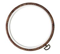 UTHCLO Vintage 21cm Round Embroidery Circle Hoop Made of Plastic and Rubber, Versatile DIY Tool that Makes Embroidery Easier for Quilting and Wall Decoration