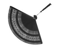 UTHCLO Vintage Bamboo Folding Hand Fan with Hanging Tassel Lightweight Hollow Carved Chinese Handheld Fan for Dance Performances Weddings Summer Parties and Traditional Cultural Events