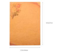 UTHCLO Vintage Letter Writing Paper A5 Kraft Paper Sheets 40pcs Retro Stationery for Romantic Letters and Party Invitations Mixed Style for Office and Classroom Use