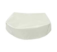 UTHCLO Vinyl Turntable Protective Cover 18x14x6.75 Inches Beige Oxford Cloth Dust Shield for Gramophone and Record Player with Waterproof Retro Phonograph Dust Protector for Home