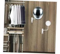 UTHCLO Wall-mounted Motorcycle Helmet Rack Metal Hanger Holder for Hats Wigs Display Stand White Removable Vintage Dome Design Storage Organizer