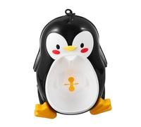 UTHCLO Wall-Mounted Penguin Boys Urinal Potty Trainer for Toddlers, Black Plastic Potty Toilet with Anti-Spill Design for Baby Boy Toilet Training at Home and Nursery