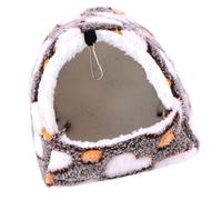 UTHCLO Warm Winter Hamster Hanging Bed with Hook Small Pet Hammock for Rats Chinchillas and Hamsters Soft Washable Cozy Hanging House for Comfortable Sleep and Rest