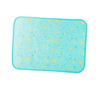 UTHCLO Washable Pet Cooling Mat Ice Silk Summer Pad Lightweight Portable Pet Sleeping Mat for Indoor Outdoor Use Suitable for Sofa Cage with Options Fruit Blue