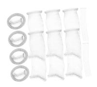 UTHCLO Washing Machine Lint Catcher Laundry Drain Hose Filter 10pcs Stainless Steel Filter Mesh Easy Installation Removes Impurities Sturdy Silver for Washing Machine Hose