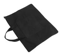 UTHCLO Waterproof Canvas Drawing Bag A2 Thickened Painting Board Storage Tote Black for Artists Portable Art Project Carry Case Document Organizer