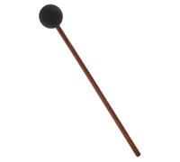 UTHCLO Whale Sound Gong Mallet Long Wooden Handle Black Small Silicone Round Head Friction Mallet for Meditation, Yoga, Sound Healing, and Musical Instrument Accessories