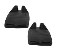 UTHCLO Wheelchair Footplates Replacement 2pcs Set Heavy Duty Abs Plastic Foldable Stable Footrest for Elderly Patient Universal Wheelchair Pedal Accessory