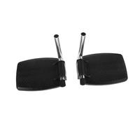UTHCLO Wheelchair Footplates Replacement Metal with Thickened Plastic Fit for Standard and Transport Chairs Elevating Leg Rests for Elderly Mobility Support