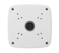 UTHCLO White Aluminum Alloy Dome Security Camera Junction Box with Cable Management and Enhanced Protection Performance, Ceiling or Wall Mount Bracket Suitable for Residential