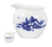 UTHCLO White Ceramic Sauce Jug with Handle Traditional Porcelain Gravy Boat and Condiment Container for Hot and Cold Sauces Salad Dressings Milk for Home Dining and Outdoor Barbecues