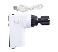 UTHCLO White Guitar Winder Tool Electric Guitar String Making Tool Sturdy Abs High-strength Material Easy to Use Faster String Changes