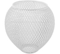 UTHCLO White Iron Lampshade with Decorative Mesh Design, Vintage Pendant Lamp Shade for Standing Lamps, Not Easy to Wear or Tear, Bright Light Cover Suitable for Home and Restaurant Use