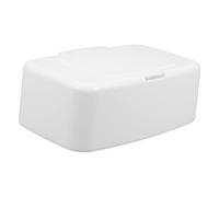 UTHCLO White Plastic Wipes Dispenser Box with One-Handed Operation and Easy to Clean Design, Refillable Pp Storage Organizer for Kitchen and Baby Room Use