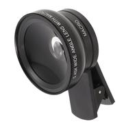 UTHCLO Wide-angle Macro Phone Lens Special Effect Camera Lens for Expanding Field of View and Capturing Detailed Close-ups Acrylic and Glass Black